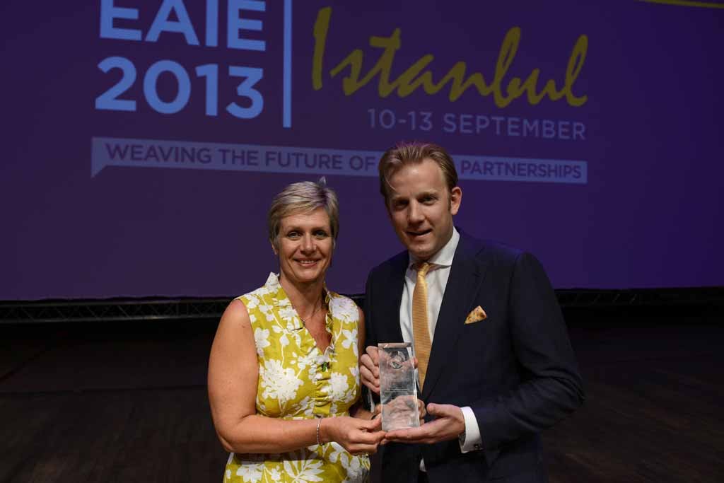 StudyPortals CEO, Edwin van Rest receives EAIE Rising Star Award