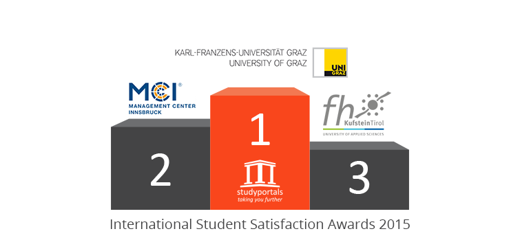 StudyPortals International Satisfaction Awards 2015 - Austria