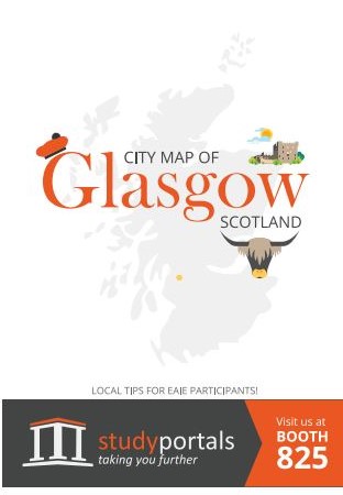 StudyPortals map of Glasgow EAIE 2015